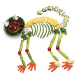 Кот-скелет из овощей Кот-скелет из овощей