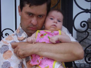 Папа и дочка