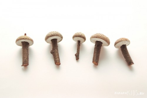 Поделка "грибы" своими руками