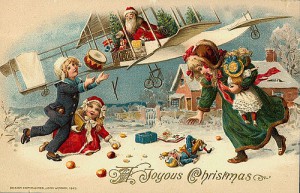 Новогодние и рождественские винтажные открытки
